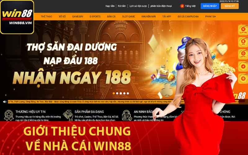 Giới thiệu chung về nhà cái Win88