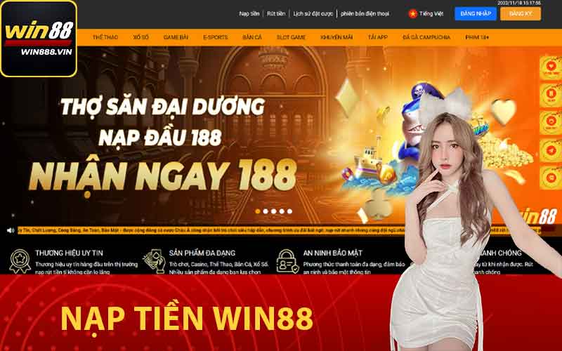 Nạp tiền Win88