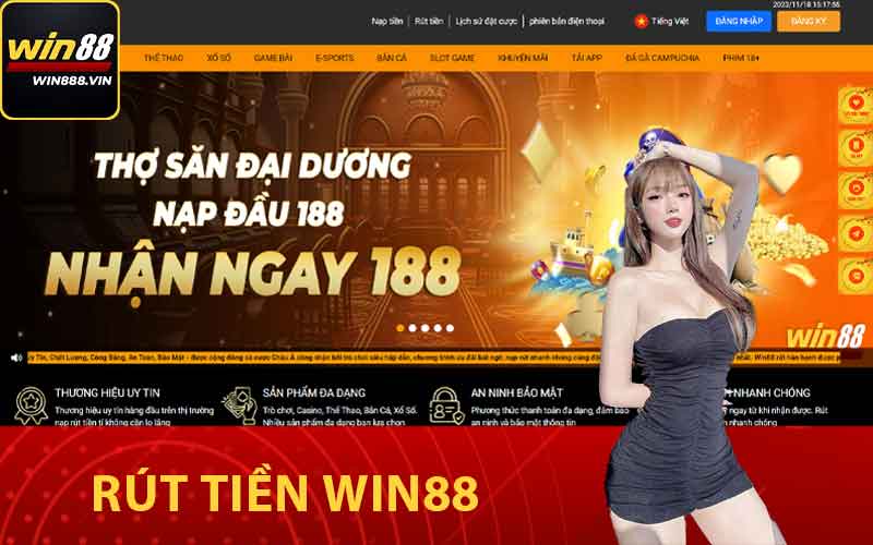 Rút tiền Win88