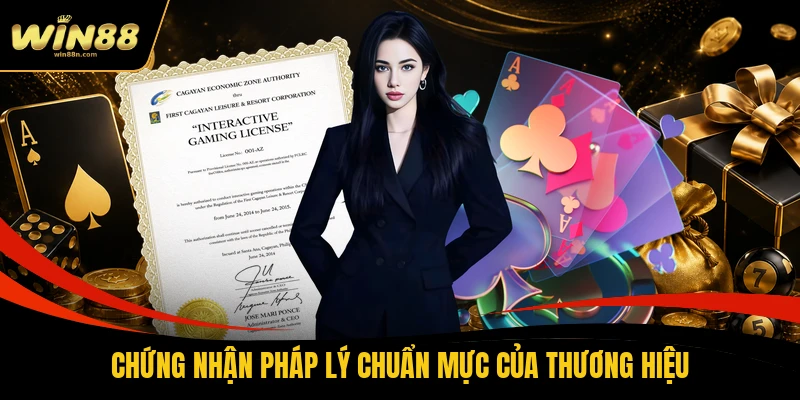 Chứng nhận pháp lý chuẩn mực của thương hiệu