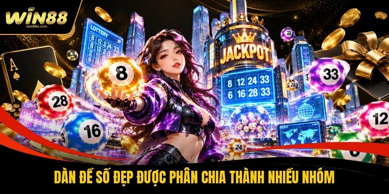 Dàn đề số đẹp được phân chia thành nhiều nhóm