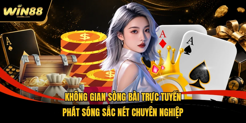 Không gian sòng bài trực tuyến phát sóng sắc nét chuyên nghiệp