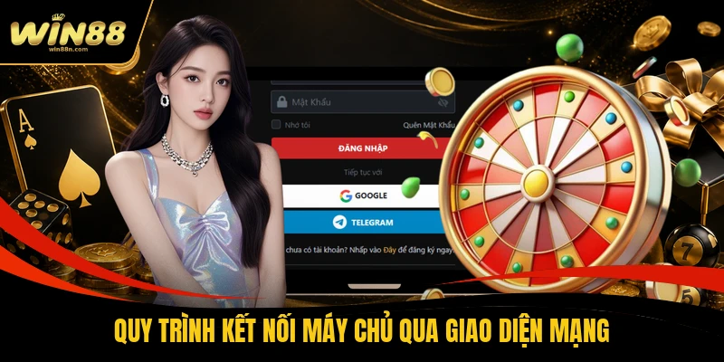 Quy trình kết nối máy chủ qua giao diện mạng