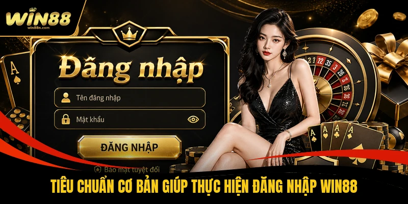 Tiêu chuẩn cơ bản giúp thực hiện đăng nhập Win88