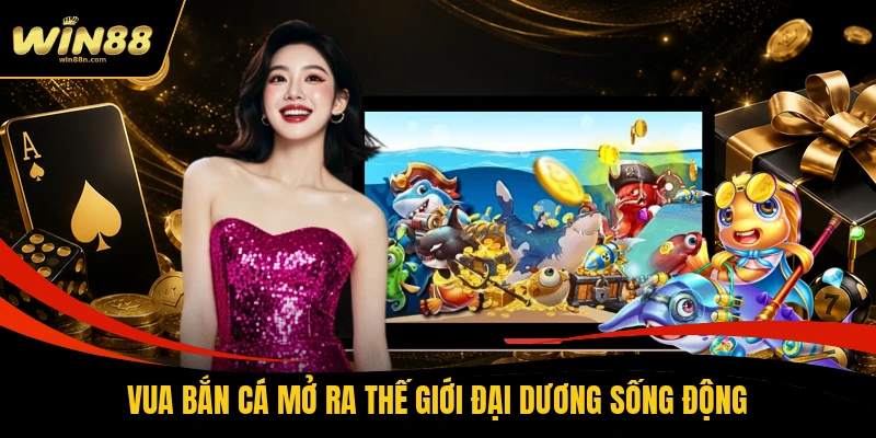 Vua bắn cá mở ra thế giới đại dương sống động